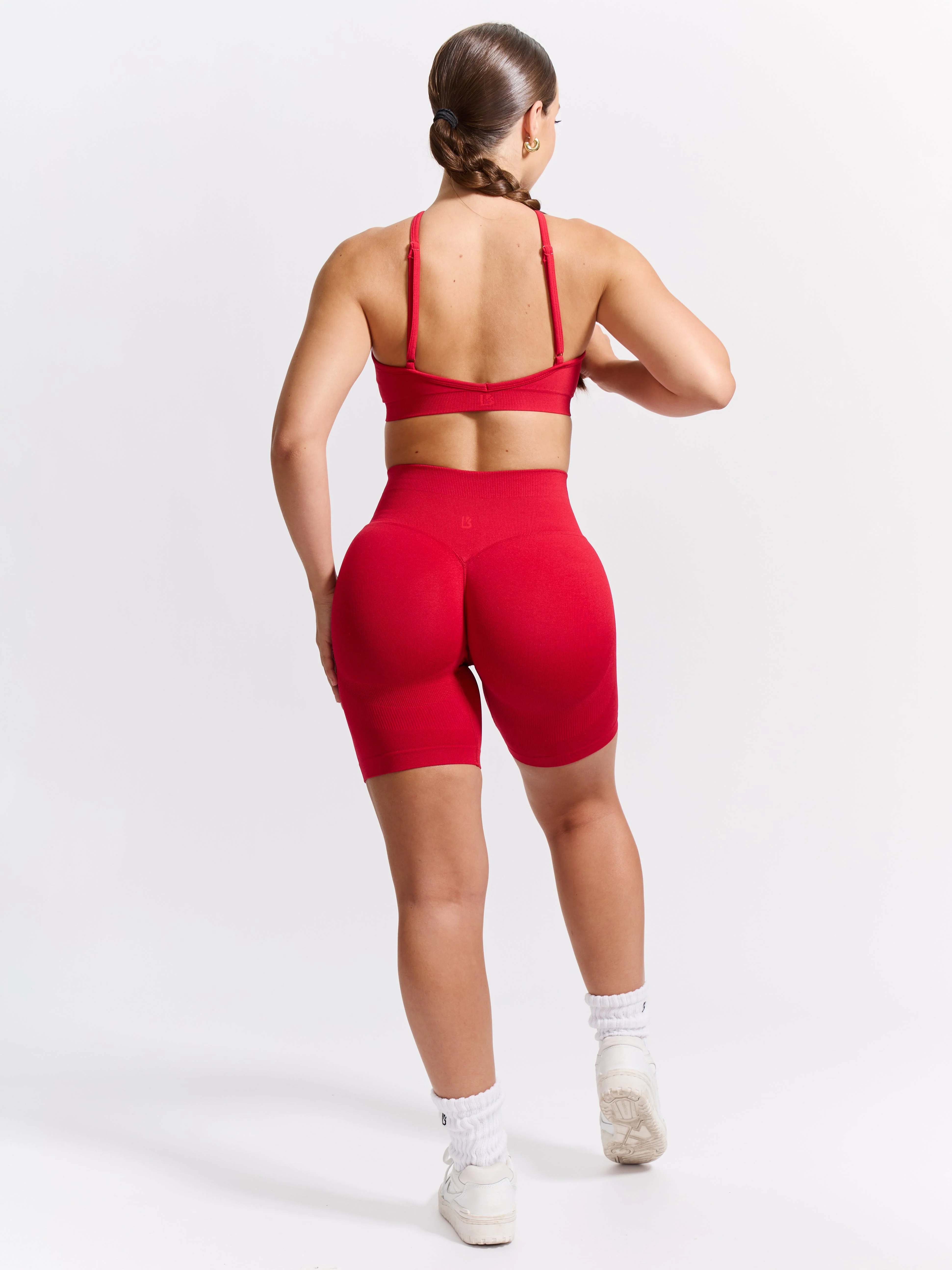 Wonder Seamless Sports Bra - Lipstick Red - Image 5